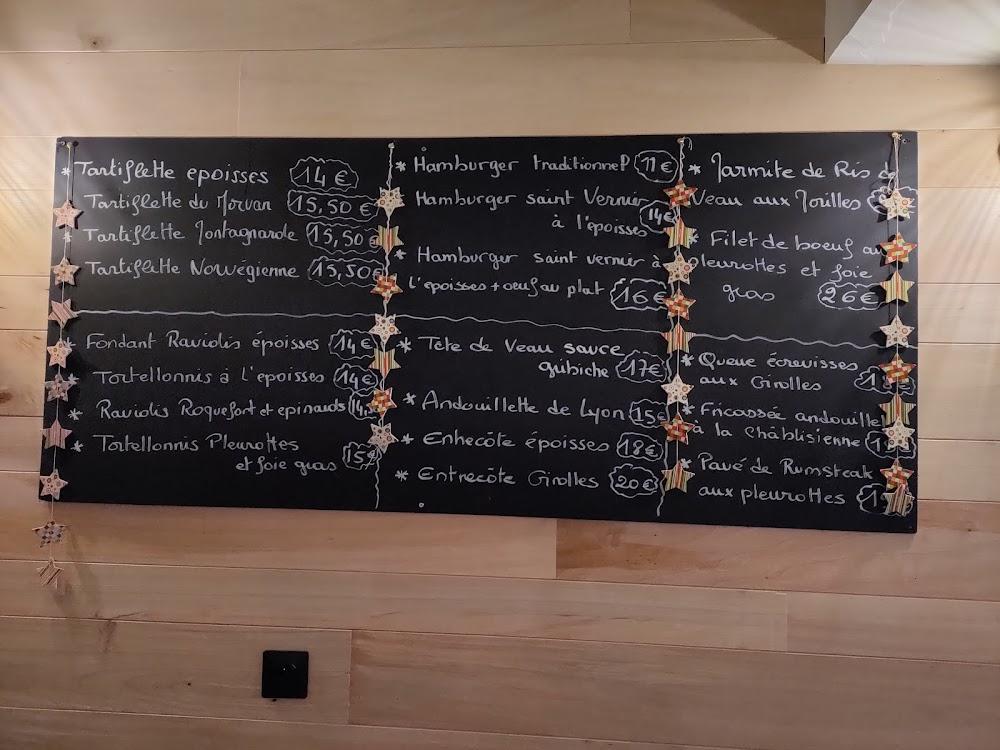 Le Saint Vernier - Menu Image 1